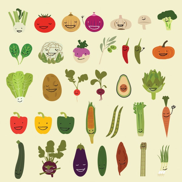 Vegetables Print - Kitchen Wall Art