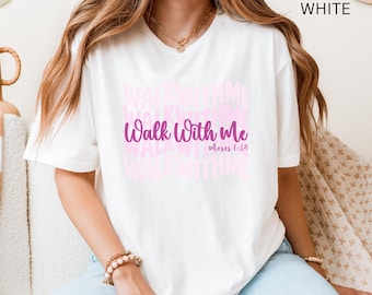 2026 LDS Youth Theme Walk With Me Shirt, tee for mormon young women, LDS girls camp shirt, lds Moses 6:34 tshirt, shirt for LDS women