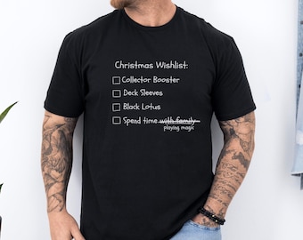 Magic the Gathering Christmas Shirt, MTG gamer tshirt, Christmas gift for nerds, commander tee for MTG players, magic the gathering holiday
