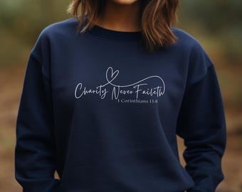 LDS Relief Society Themed Sweatshirt, Christian Bible Verse sweatshirt, religious crewneck, lds relief society gifts, christian gift, mormon