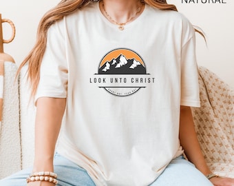 Camiseta "Mira a Cristo", camiseta juvenil SUD 2025, camiseta "No dudes, no temas", camiseta del campamento de niñas SUD, camiseta de la caminata SUD, camiseta para jóvenes mormones