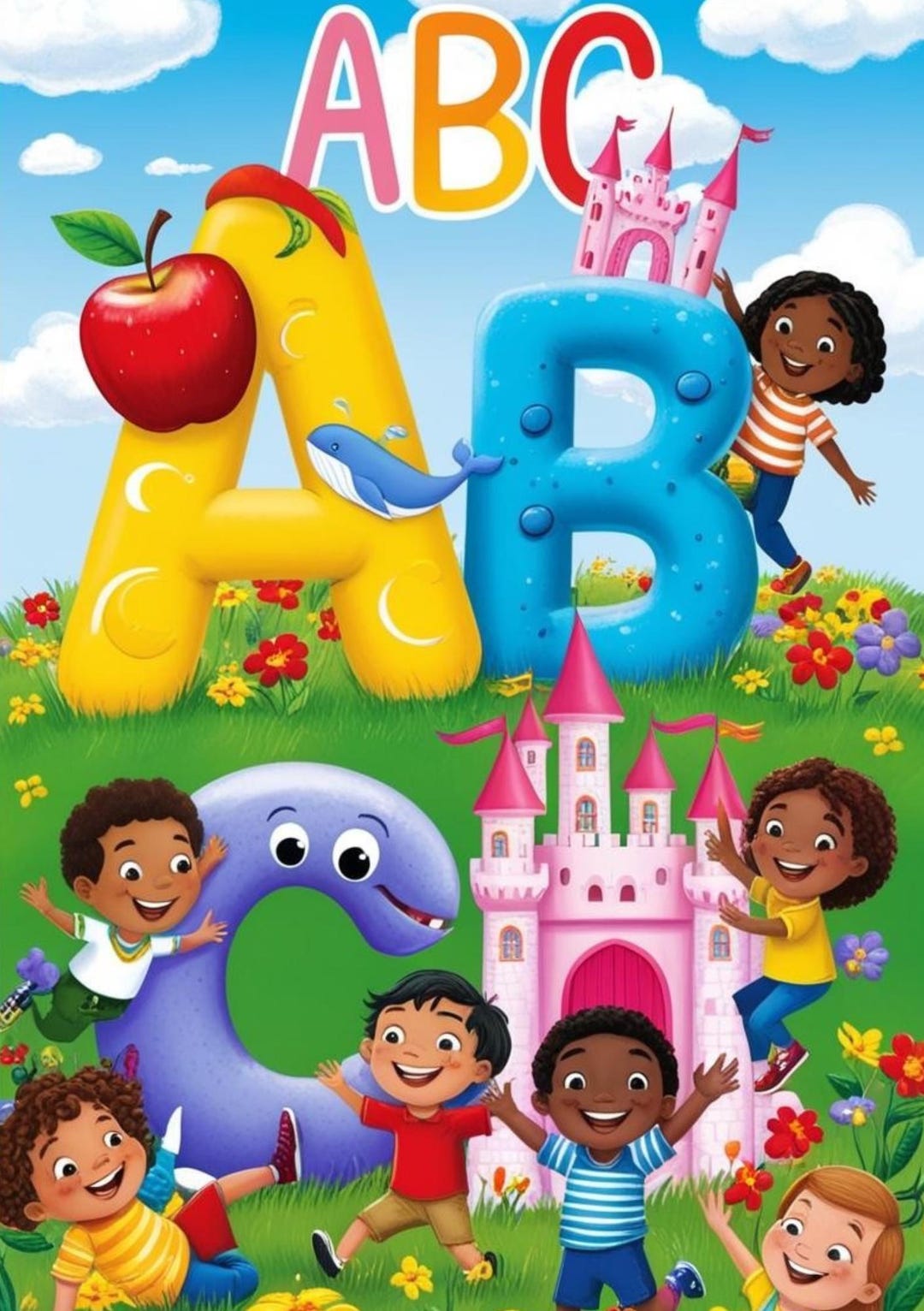 Alphabet Booklet for Children - Etsy