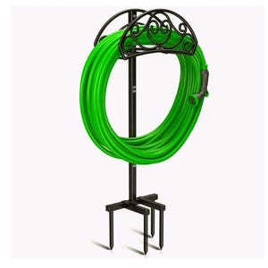 Garden Hose Holder Freestanding Hose Holder Heavy Duty Water Hose Holder Holds for Outside Yard Lawn