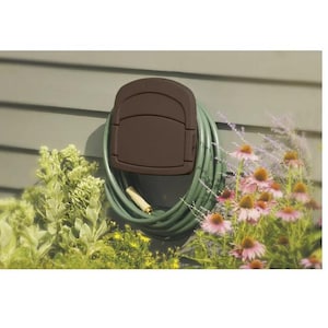 Garden Hose Hanger Deluxe Resin Hose Hangout Water Hose Hanger Metal Hose Hanger, Detachable Heavy Duty Hose Storage Stand for Outdoor