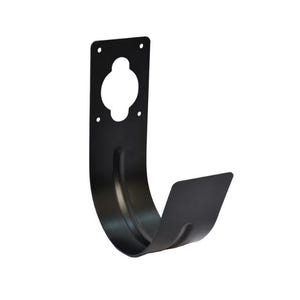 Metal Spigot Hose Hanger in Black Color Holding Capacity Up to 100 Feet