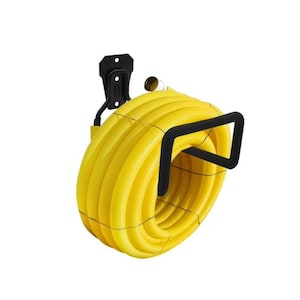 Hose Holder Heavy Duty Metal Hose Reel Hose Hanger for Garden Hose Water Hose Expandable Hose Hose Reel Flexible Hose Magic Hose(100 ft)