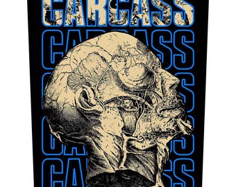 カーカス - カーカス バックパッチ - メタル バックパッチ - カーカス ネクロヘッド - ネクロヘッド バックパッチ - カーカス パッチ - RockoffTrade