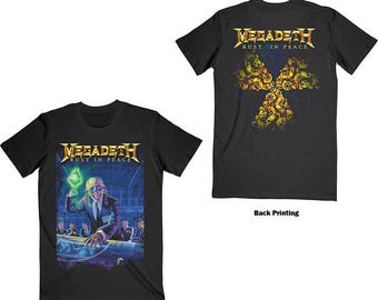 Megadeth - Megadeth T-shirt - Rust In Peace 30th Anniversary - Rust in Peace - Metal T-Shirt - RockOffTrade