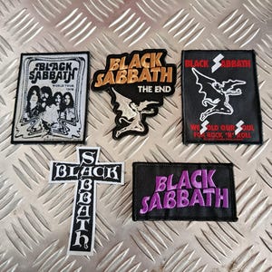 black Sabbath - Black Sabbath-patches - Lot van 5 Black Sabbath-patches - Ozzy Ozbourne - RockoffTrade