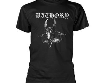 Bathory - Bathory T-Shirt - Bathory Ziege T-Shirt - Black Metal - Schwarzmetall T-Shirt - Baphomet T-Shirt