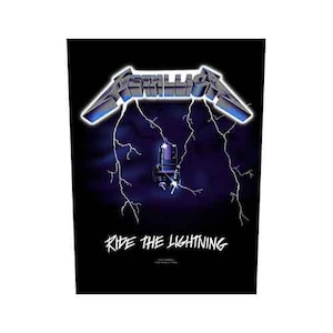 Ride the Lightning - Metallica - Metallica Back Patch - Ride the lightning Back Patch - Metal Back Patch - Thrash Metal - RockoffTrade