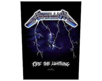 Ride the Lightning - Metallica - Metallica Back Patch - Ride the lightning Back Patch - Metal Back Patch - Thrash Metal - RockoffTrade
