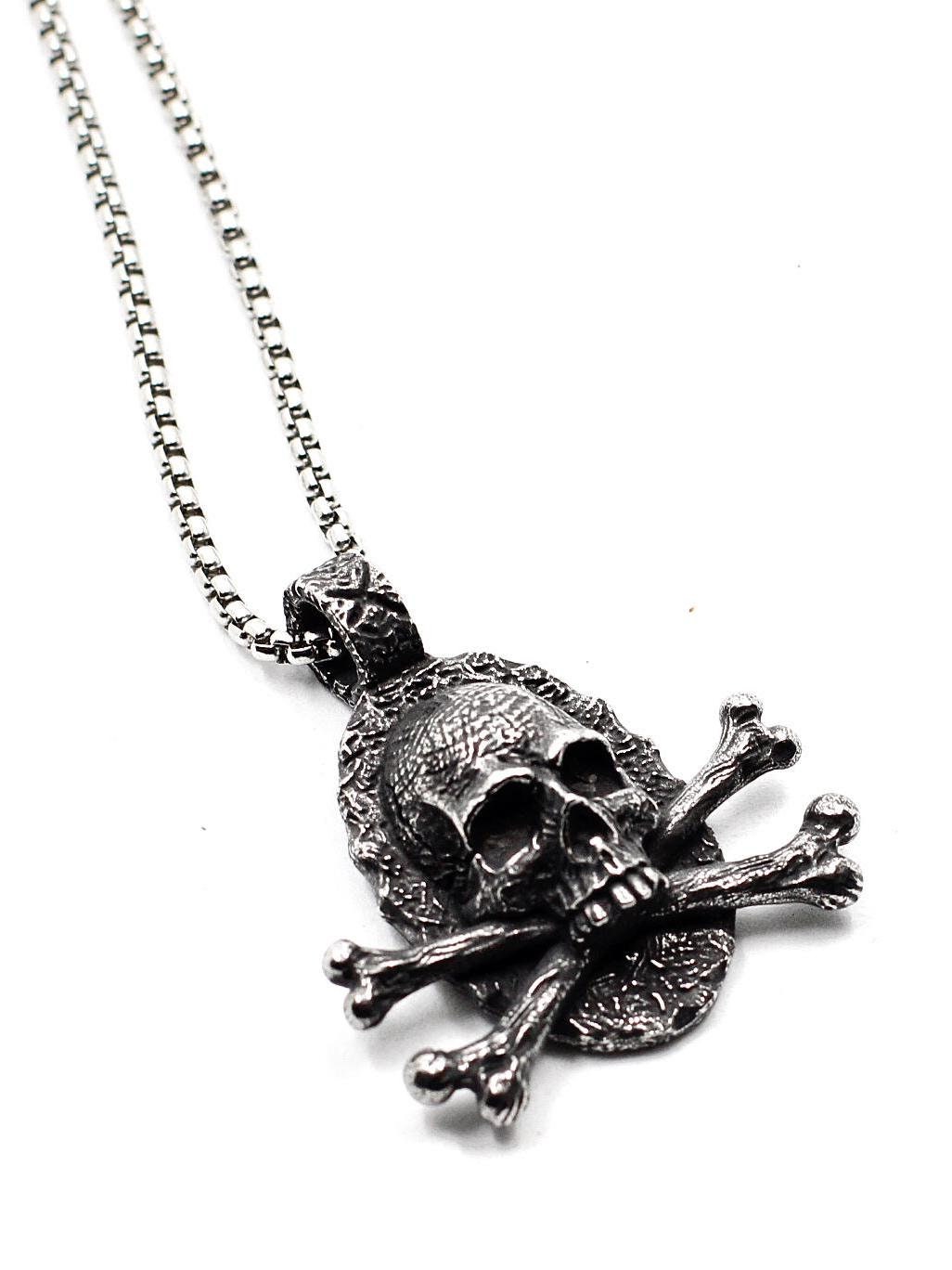 Totenkopf - Totenkopf Necklace - Skull Necklace - Biker Necklace