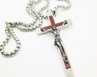 Collana rosario suore - Rosario - Collana gotica - Collana gotica - Collana vampiro - Ciondolo croce - Collana croce - Crocifisso - Gotico