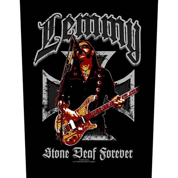 Lemmy - Lemmy Back patch - Lemmy Stone Deaf Forever - Born to lose - RockoffTrade