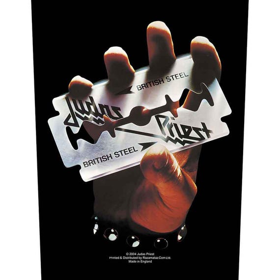 Judas Priest - Judas Priest Back Patch - Judas Priest British Steel - Metal Back Patch - rockoffTrade