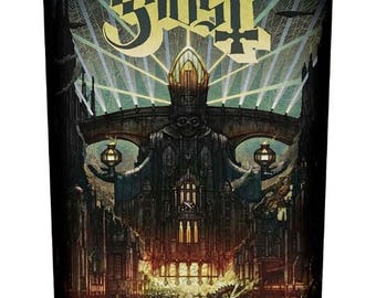 Ghost - Ghost-achterpatch - Ghost-patch - Ghost Meliora - Meliora-backpatch - metalen achterkant - RockoffTrade