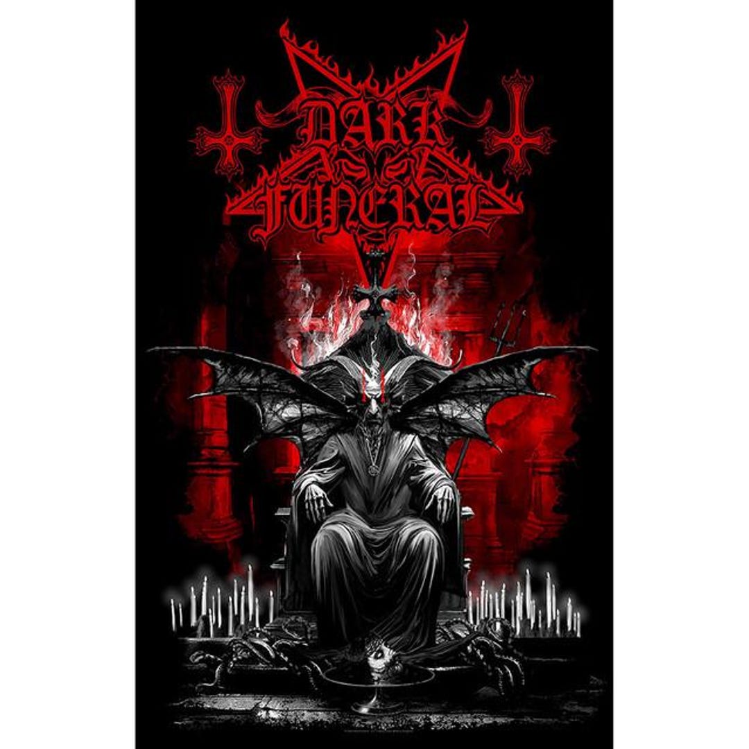 dark funeral MPI帯付き Dark Funeral - Dark Funeral Poster - Dark Funeral Flag - Black