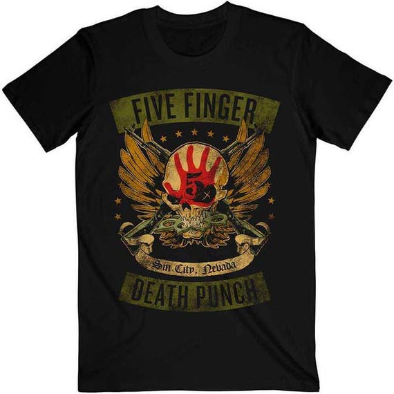 Five Finger Death Punch - 5FDP T-Shirt - Locked and Loaded - Locked and Loaded T-shirt - RockoffTrade