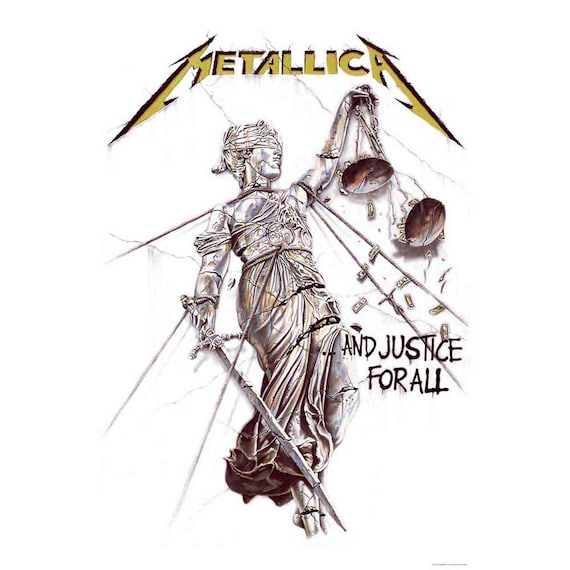Metallica - Metallica Flag - Metallica Poster - and Justice for