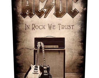 ACDC - acdc back patch - in rock we trust - in rock we trust back patch - hard rock back patch - rockoffTrade