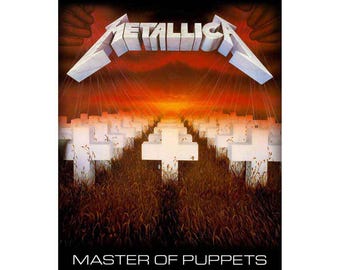 Metallica - Bandera de Metallica - Póster de Metallica - Master of Puppets - Bandera de Master of Puppets - RockoffTrade