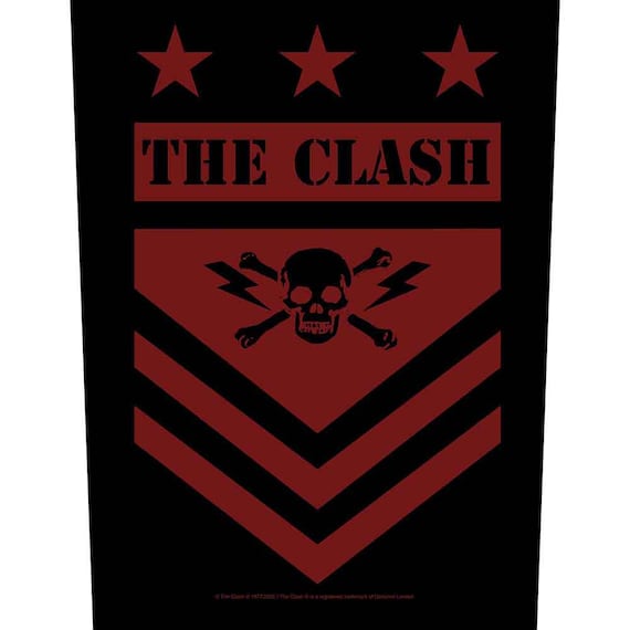 The Clash - The Clash Back Patch - The Clash Patch - Punk - Punk Back Patch - RockoffTrade