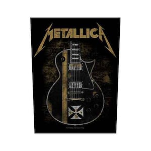 Metallica - Metallica Back Patch - Hetfield Guitar Back Patch - Thrash Metal Back Patch - RockoffTrade