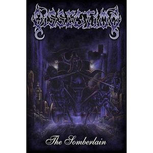 Dissection - Drapeau de dissection - Poster de dissection - Drapeau en métal noir - The Somberlain - RockoffTrade
