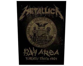 Metallica - Metallica Back Patch - Metallica Thrash since 1981 - Metallica Bay Area Back Patch - RockoffTrade