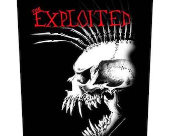 The Exploited - The Exploited Back Patch - The Exploited Patch - Beat the Bastards Back Patch - Punk Back Patch - Punk - RockoffTrade