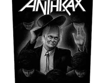 Anthrax - Anthrax Back Patch - Anthrax Among the Living - Among the Living Back Patch - Thrash Metal Back Patch - RockoffTrade