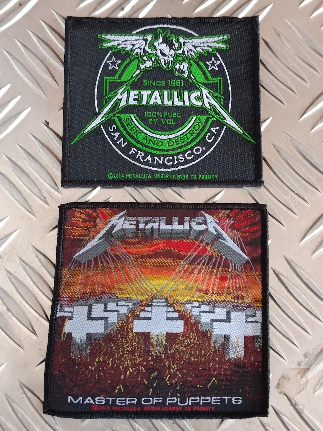 Metallica - Metallica Patches - Lot of 2 Metallica Patches - Seek and ...