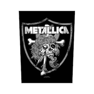 Metallica - Metallica-backpatch - Raiders - Metallica Raiders-backpatch - thrashmetal - RockoffTrade