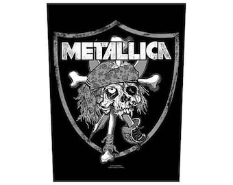 Metallica - Metallica Back Patch - Raiders - Metallica Raiders Back Patch - Thrash Metal - RockoffTrade