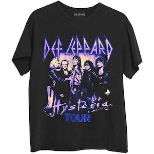 Def Leppard - Def Leppard T-Shirt - Def Leppard Hysteria Tour T-Shirt - Metal T-Shirt RockoffTrade