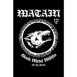 Watain - Watain Flag - Watain Poster - Watain Black Metal Militia - Blaqck Metal Flag - RockoffTrade