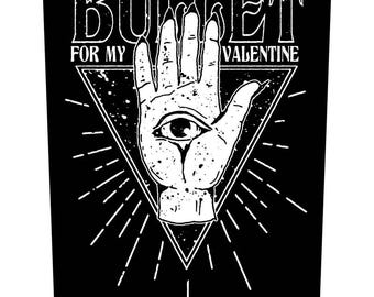 Bullet for my valentine - Bullet for my Valentine back Patch - All seeing Eye Back Patch - RockoffTrade