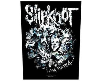 Slipknot - Slipknot Back Patch - Slipknot I Am Hated - I am Hated-Rückenaufnäher - Metal Back Patch - RockoffTrade