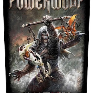 Powerwolf Back Patch Call Of The Wild - Powerwolf back patch - Metal Back Patch - rockoffTrade