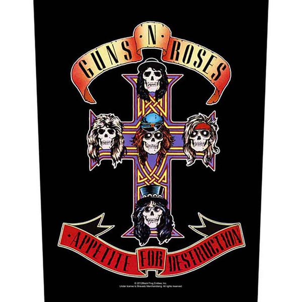 Guns n Roses - Guns n roses Back Patch - Appetite for Destruction - Appetite for Destruction Back Patch - RockoffTrade