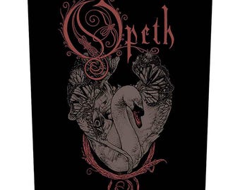 Opeth - Opeth-patch op de achterkant - Opeth-patch - Opeth swan-backpatch - Black Metal - Black Metal-backpatch - RockoffTrade