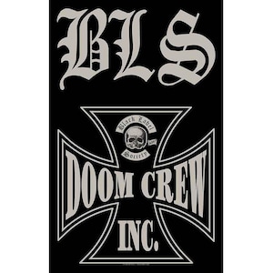 BLS - Black Label Society -  Black Label Society Flag -  Black Label Society Poster -  Black Label Society Doom Crew - RockoffTrade