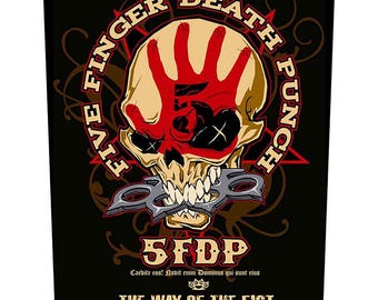 Five Finger Death Punch Locked & Loaded Official Band Logo T-Shirt - Men's Black 100% Cotton Tee - View #7