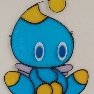 Childlike Creature Stained Glass Suncatcher-Fan Art