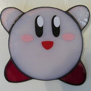 Pok e ball Fan-Made Stained Glass Suncatcher