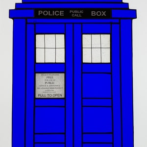 Police Box Stained Glass Suncatcher (made to Order) - Etsy