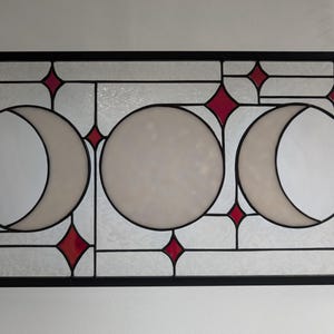 Moon Phase Stained Glass (made to Order) - Etsy