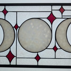 Moon Phase Stained Glass (made to Order) - Etsy