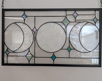 Moon Phase Stained Glass (Made to order)